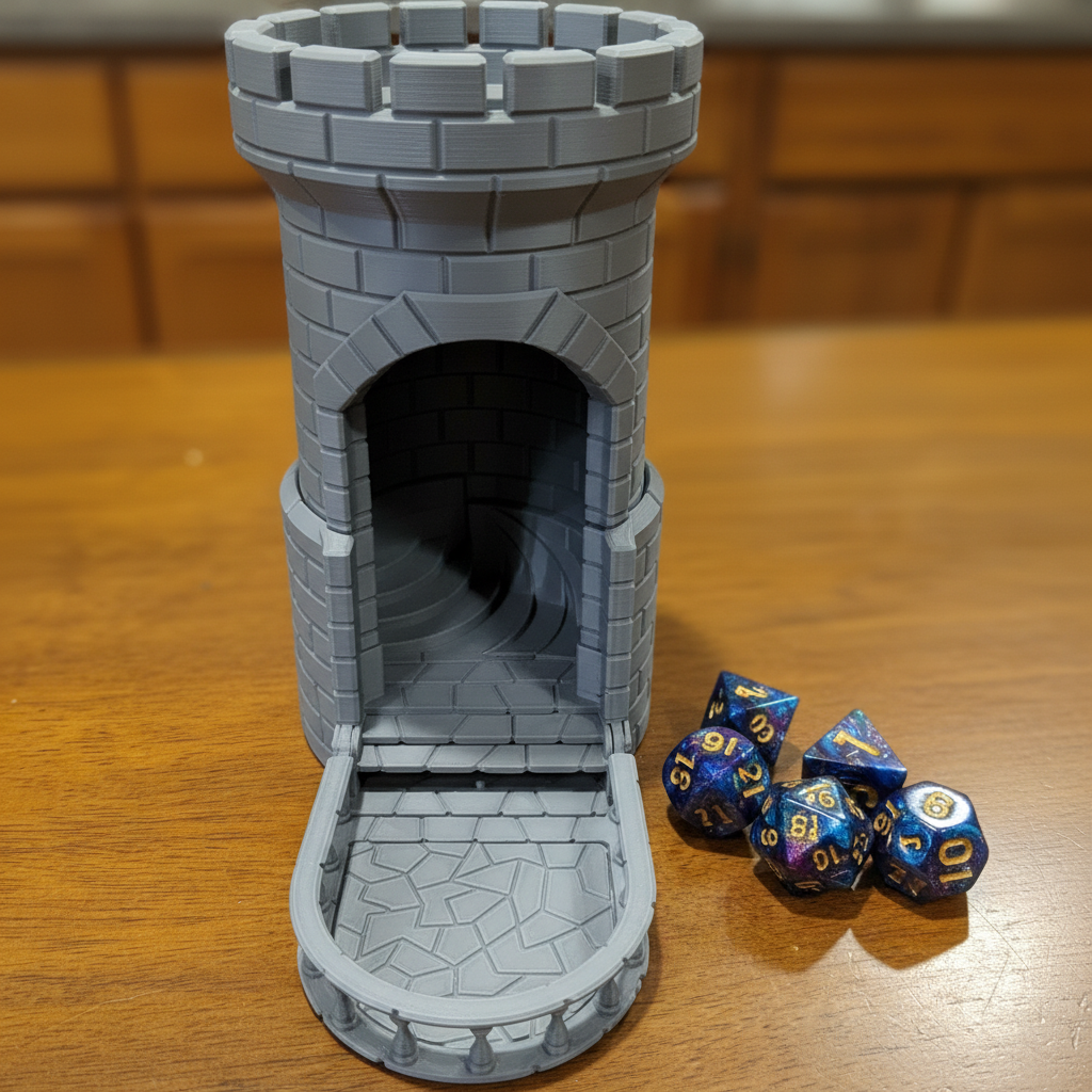 D&D Dice Tower Craftsmanship