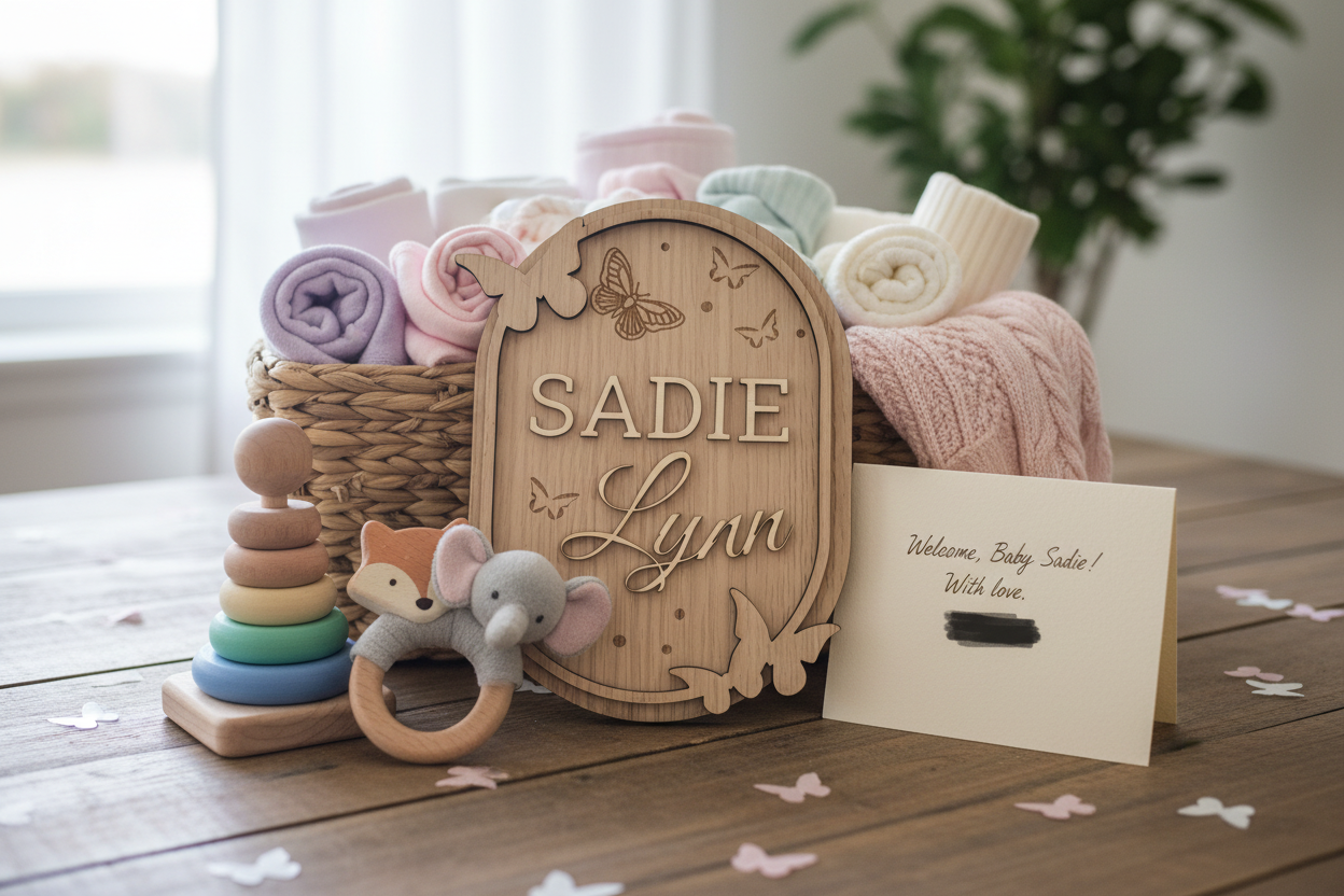 Gift basket presentation