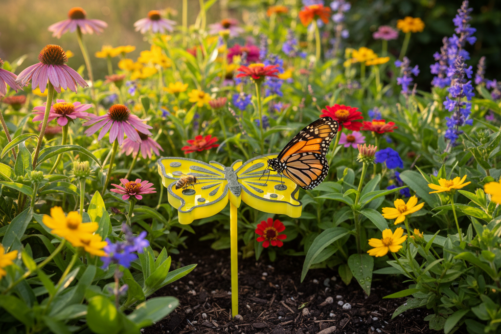 Lifestyle - Bee and Butterfly at Golden Hour