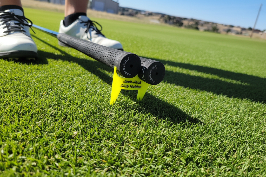 Low angle with golfer