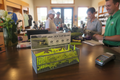 Pro shop checkout counter